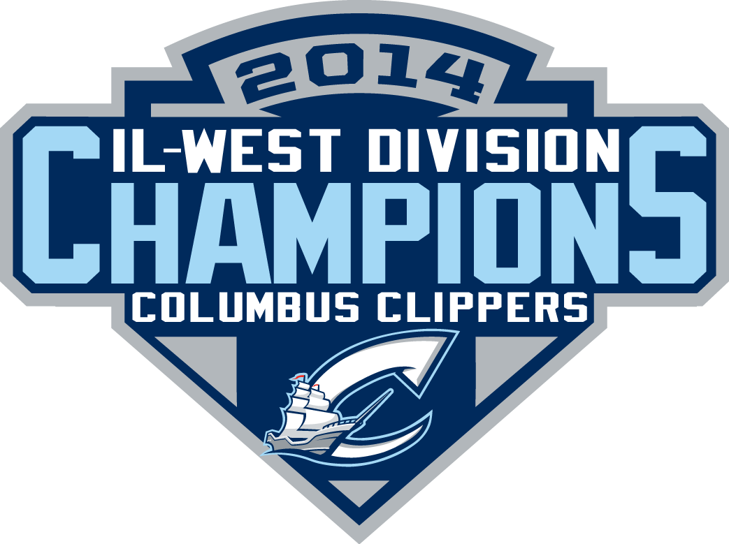 Columbus Clippers 2014 Champion Logo vinyl decal